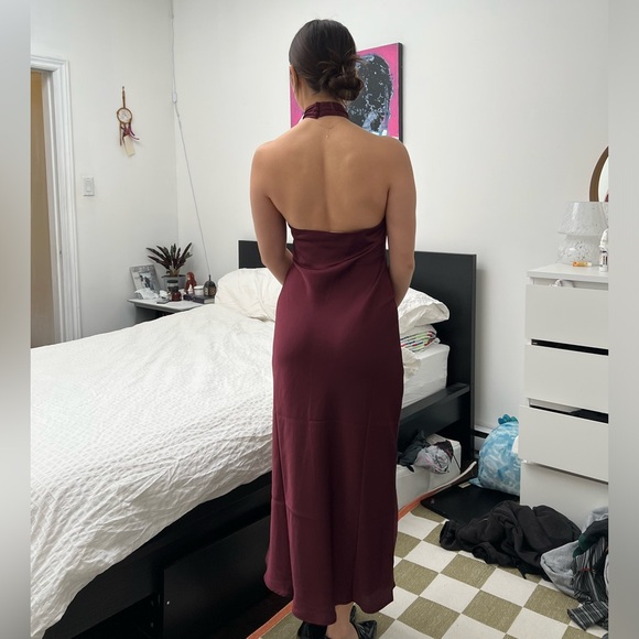 Park & Fifth Stanton Bridesmaid Dress in Burgundy - Picture 4 of 8